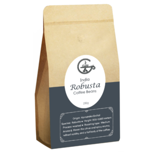 India Robusta coffee beans