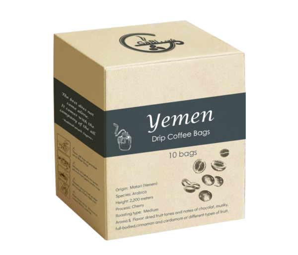 Drip coffee bags Yemen